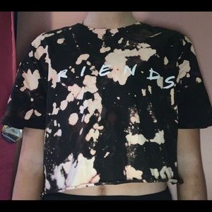 friends (tv show) bleached crop top